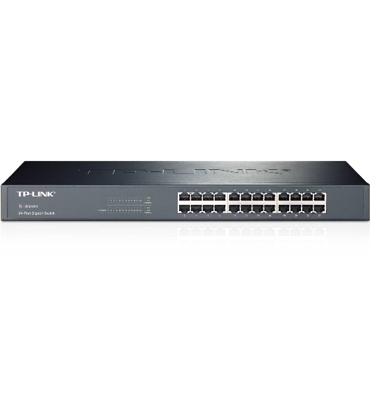Коммутатор сетевой TP-Link SMB TL-SG1024 Коммутатор 24LAN 10/100/1000Mb/s Unmanagersd Gigabit Rackmount Switch