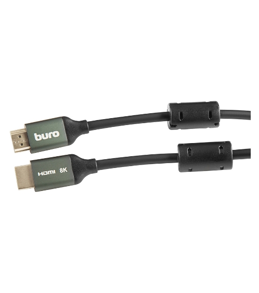 Кабель аудио-видео Buro HDMI (m)/HDMI (m) 5м. феррит.кольца позолоченные контакты черный
