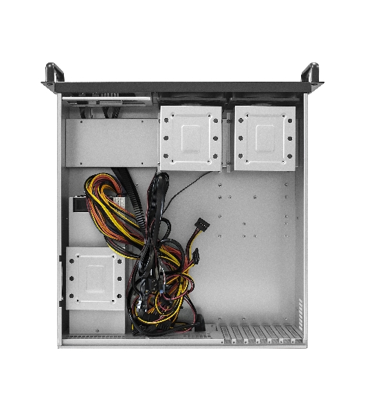 Серверный корпус ExeGate Pro EX293899RUS 3U450-09 (RM 19', высота 3U, глубина 450, БП 2U-400ADS, USB)
