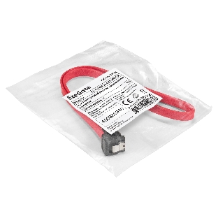 Кабель SATA ExeGate EX-CC-SATADATA90-0.5L (7pin/7pin, угловой разъем, металлические защелки, 0,5м)