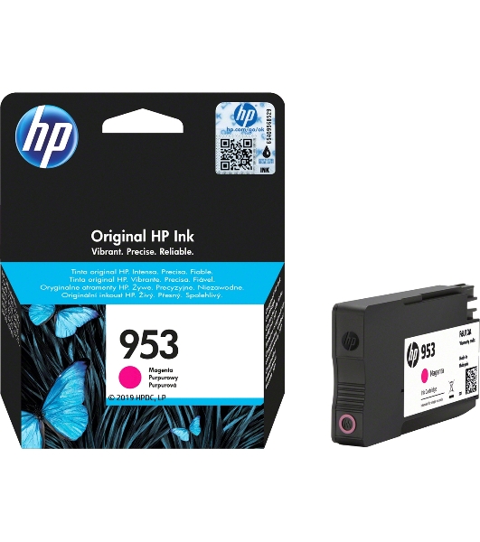 Картридж струйный HP 953 F6U13AE пурпурный для HP OJP 8710/8715/8720/8730/8210/8725 (700 стр.)