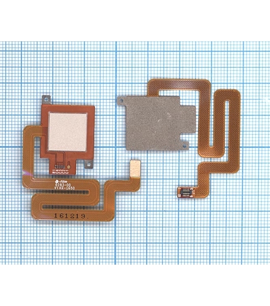 Шлейф со сканером отпечатка пальца для Xiaomi Redmi 4 золотой