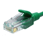 Патч-корд Suprlan 10-0158 UTP RJ-45 вил.-вилка RJ-45 кат.5E 2м зеленый LSZH 24AWG, фото2