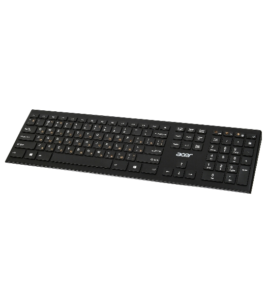 Клавиатура беспроводная Acer OKR010, USB, Радиоканал, черный