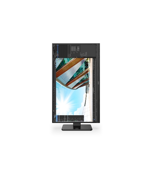 Монитор 27' AOC 27P2Q IPS 1920x1080, 75 Гц, 4 мс, 16:9, 250 кд/м2, 1хDVI, 1хDP, 1xHDMI, 1xVGA, 1x3.5 мм, черный