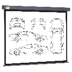 Экран Cactus 168x299см Wallscreen CS-PSW-168X299-SG 16:9 настенно-потолочный рулонный серый, фото 1