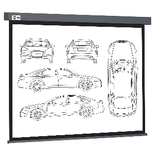 Экран Cactus 168x299см Wallscreen CS-PSW-168X299-SG 16:9 настенно-потолочный рулонный серый