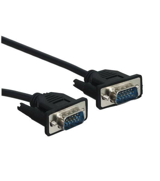 Кабель GoPower VGA (m)-VGA (m) 1,8м ПВХ черный Premium Zip-Lock c подвесом (1/100)
