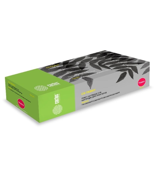 Картридж лазерный Cactus CS-TK895Y желтый (6000 стр.) для Kyocera Mita FS C8020/C8020MFP/C8025/C8025MFP