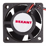 Вентилятор для корпуса Rexant RX 4020MS 24VDC черный, 40 мм, 6800 об/мин, 28 дБ, 2 pin, фото2