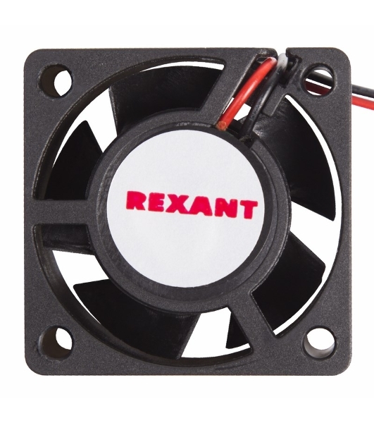 Вентилятор для корпуса Rexant RX 4020MS 24VDC черный, 40 мм, 6800 об/мин, 28 дБ, 2 pin