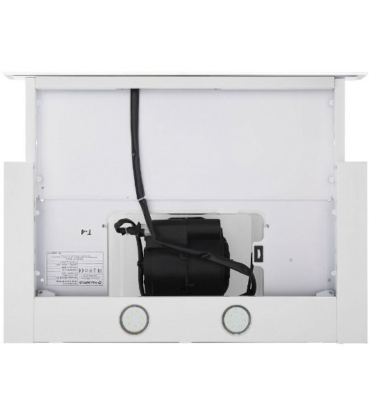 Вытяжка встраиваемая Maunfeld Ouse Touch Glass 60 белый, 60 см, 750 куб. м/ч, 48 дБ