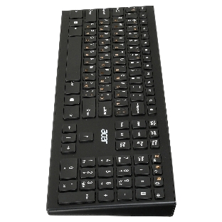 Клавиатура беспроводная Acer OKR010, USB, Радиоканал, черный