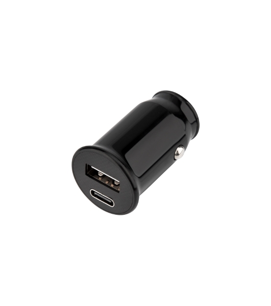 Автозарядка в прикуриватель Rexant АЗУ USB-A+USB-C, 2.4 A черный