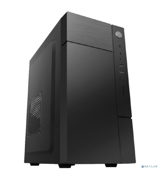 Компьютерный корпус с блоком питания 450Вт./Case Forza mATX case, black, w/PSU 450W 12cm, w/2xUSB 2.0, w/pwr cord, w/o FAN