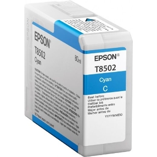 Картридж струйный Epson T8502 (C13T850200) голубой (80 мл.) для SureColor SC-P800