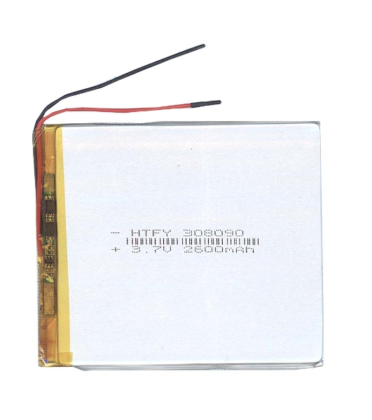 Аккумулятор Li-Pol (батарея) 3x80x90мм 2pin 3.7V/2600mAh