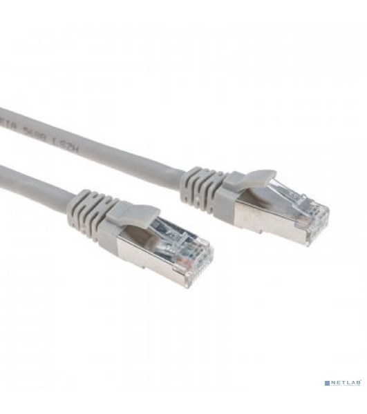 Патч-корд F/UTP Rexant cat.6, RJ45-RJ45, экранированный, 26AWG, LSZH, серый, 0.5 м