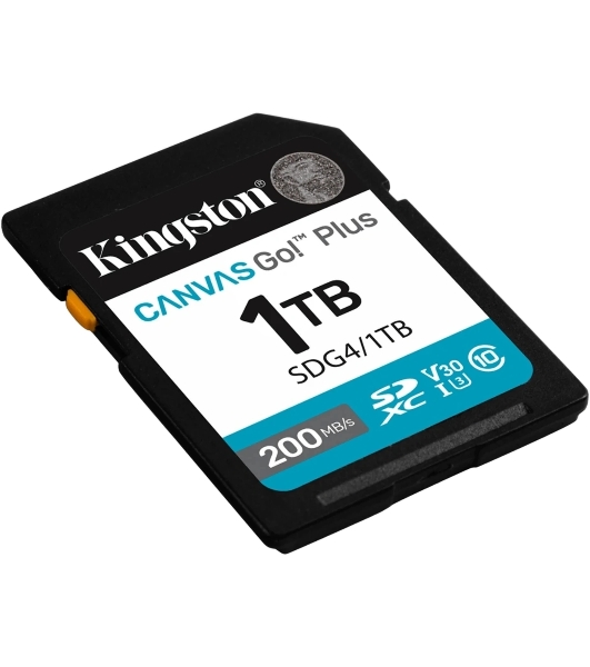 Флеш карта SDXC 1Tb Kingston SDG4/1Tb Canvas Go! Plus w/o adapter