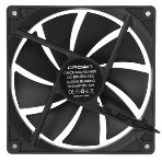 Вентилятор для корпуса Crown CMCF-14025S-1400 черный, 140 мм, 1200 об/мин, 27 дБ, 3 pin, фото6