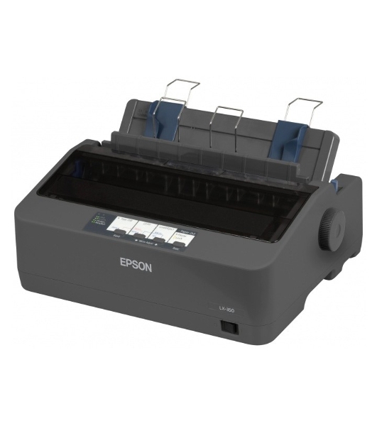 Принтер матричный Epson LX-350 (C11CC24031/C11CC24032), (А4, 357 cps (12 cpi), USB, LPT, COM)