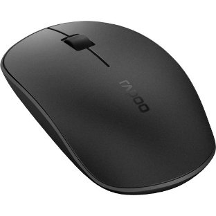 Мышь Rapoo M200 черный оптическая (1000dpi) беспроводная BT/Radio USB (2but)
