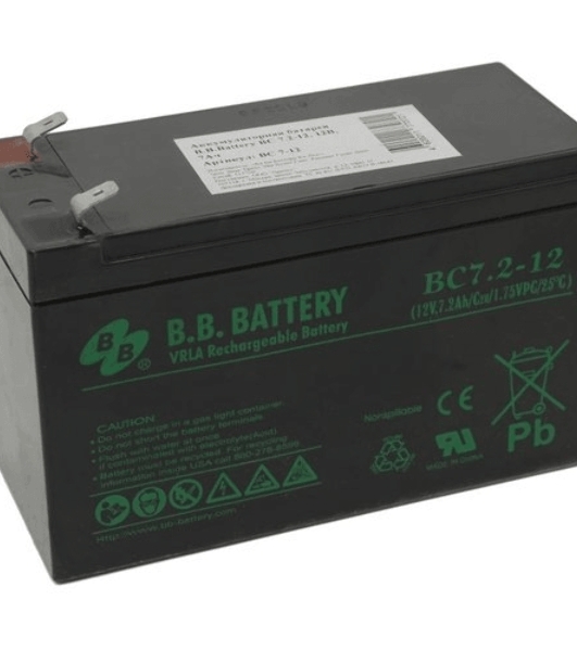Батарея для ИБП B.B.Battery BC 7.2-12 (12V 7.2Ah)