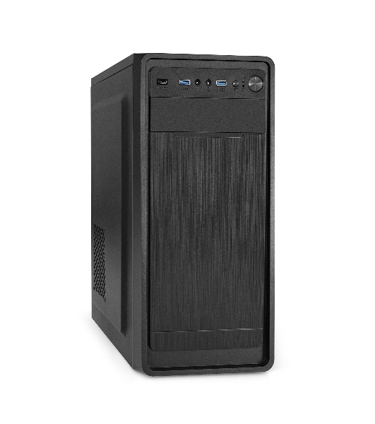 Компьютерный корпус Miditower ExeGate XP-332UC-XP600 (ATX, XP600 с вент. 12см, 2хUSB 3.0/1хTypeC, аудио, черный)