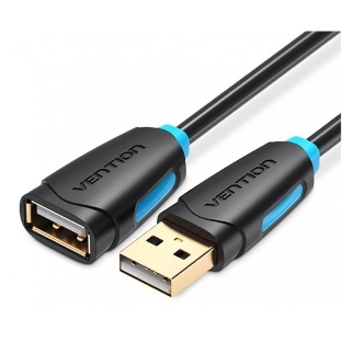 Кабель-удлинитель Vention USB 2.0 AM/AF - 5м Черный