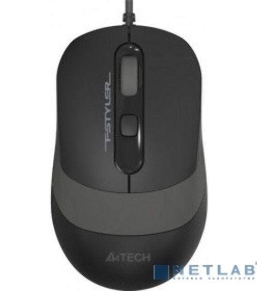 Комплект клавиатура+мышь A4Tech FStyler F1010 проводной, USB, 1600 DPI, чёрный