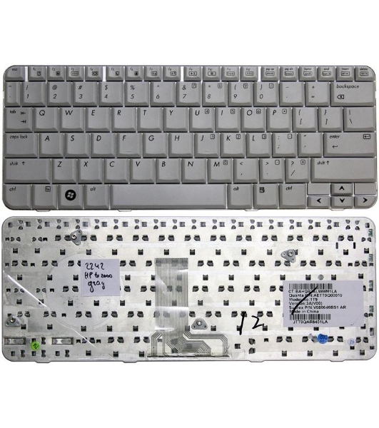 Клавиатура для ноутбука HP Pavilion TX1000 TX2000 TX2100 TX2500 серая