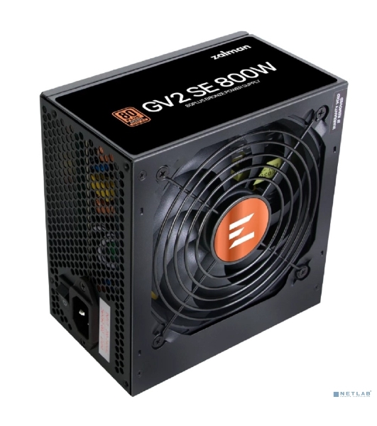 Блок питания Zalman ZM800-GV2SE, 800W, 120мм, черный