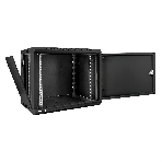 Шкаф телекоммуникационный 19' настенный 9U ExeGate EC-WM-9U.450.M.BLACK (19', 9U, 600x450x500 мм (ШхГхВ), передняя дверь металл, съемные боковые панели, пыле- и влагозащита IP23, черный RAL 9004), фото13