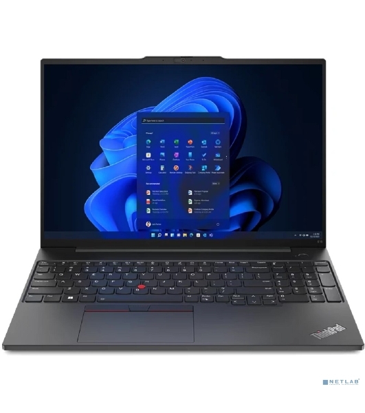 Ноутбук Lenovo ThinkPad E16 G2 Ryzen 7 7735HS 16Gb SSD 512Gb AMD Radeon 16' IPS WUXGA (1920x1200) без ОС WiFi BT Cam