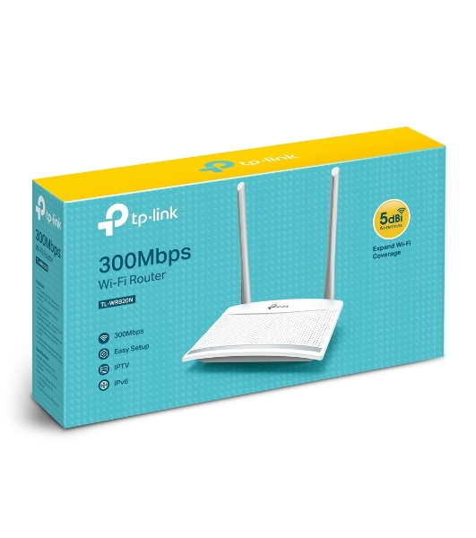 Роутер беспроводной TP-Link TL-WR820N N300 10/100BASE-TX белый