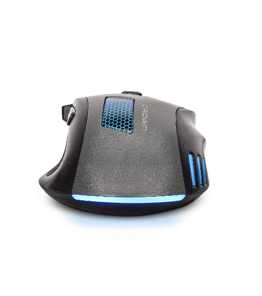 Мышь проводная Crown Gaming CMXG-711 черный, 4000 dpi, USB, кнопки - 8
