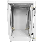 Шкаф коммутационный ЦМО ШТК-М-18.6.6-1ААА-9005 18U 600x600 мм пер. дв. стекл задн. дв. стал.лист 2 бок. пан. направл. под закл.гайки 270 кг черный, фото6