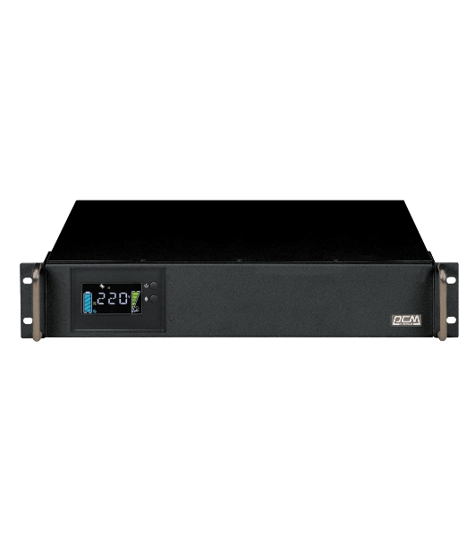 Источник бесперебойного питания Powercom King Pro RM KIN-1200AP LCD 720Вт 1200ВА черный