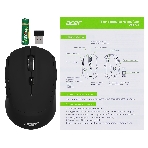 Мышь беспроводная Acer OMR040 черный, 1600 dpi, радиоканал, USB, кнопки - 6, фото13