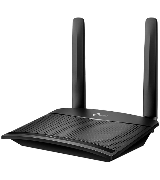 Роутер беспроводной TP-Link TL-MR100 N300 10/100BASE-TX/4G(3G) cat.4 черный