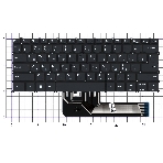 Клавиатура для ноутбука Lenovo IdeaPad Flex 5 14IAU7 черная, фото2