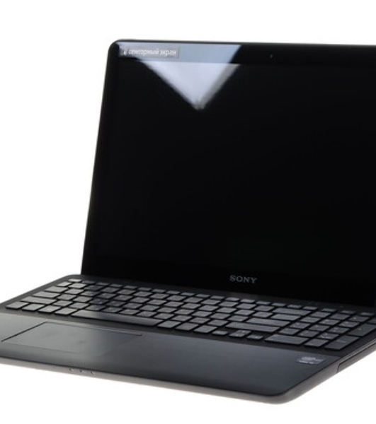 Клавиатура для ноутбука Sony FIT 15 SVF15 черная с подсветкой