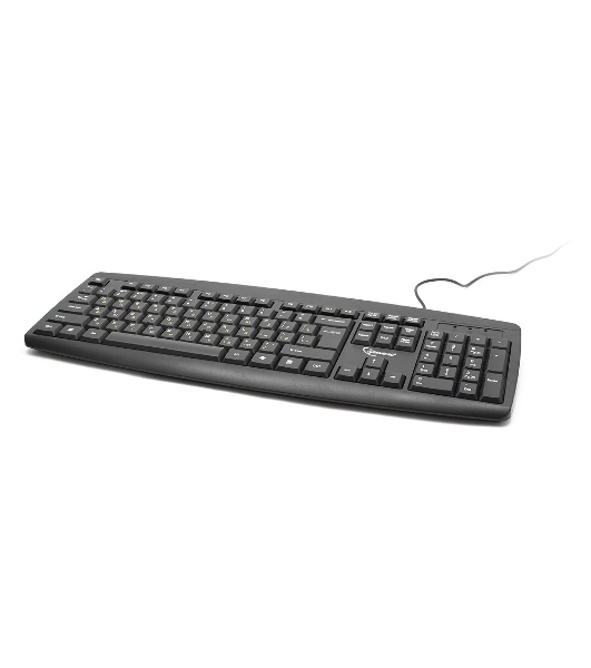 Клавиатура проводная Gembird KB-8351U-BL, USB, черный