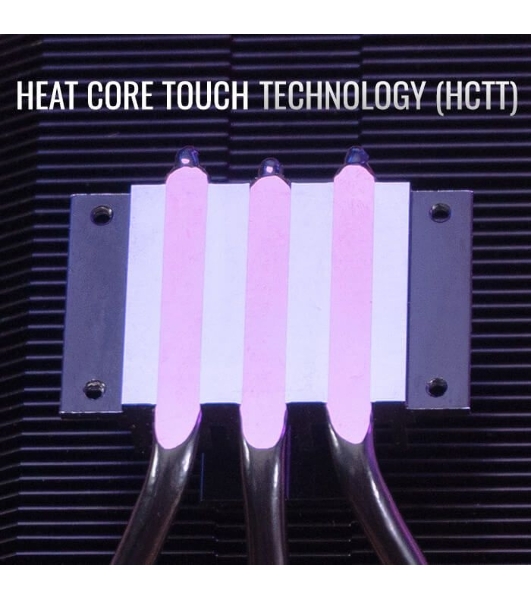 Кулер для процессора AeroCool/Formula Cylon 3H черный, 120 мм, алюминий, 1800 об/мин, 24.3 дБ, 4 pin, 125 Вт, 98 мм