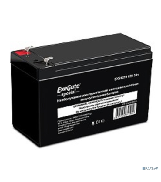 Батарея для ИБП ExeGate ES252436RUS DT 1207/EXS1270 (12V 7Ah), клеммы F1