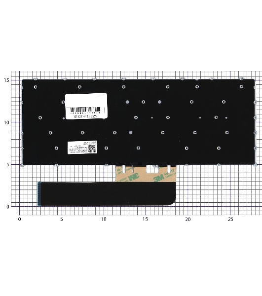 Клавиатура для ноутбука Lenovo IdeaPad Flex 5 14IAU7 черная