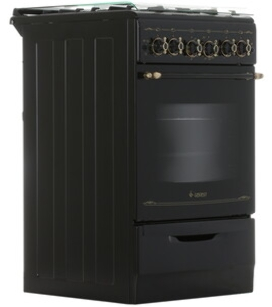 Плита газовая Gefest ПГ 5100-02 0183 черный, конфорок 4 шт, духовка 52 л, 50 см x 85 см x 58.5 см