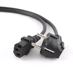 Кабель питания Gembird 3.0м, черный, с заземлением, пакет, фото3