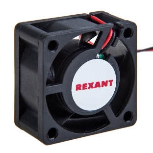 Вентилятор для корпуса Rexant RХ 4020MS 12VDC черный, 40 мм, 6900 об/мин, 28 дБ, 2 pin