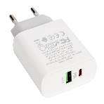 Сетевое зарядное устройство HOCO C80A Rapido 1xUSB + 1xUSB-C, 3.1A, 20W, белый, фото13